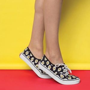 Vans x Kendra Dandy Runny Egg Sassy Side Up Sneakers Women’s Size 7 Black/White